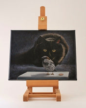 Load image into Gallery viewer, Original Oil Painting - "Prowling Adversary" - 1 Peter 5:8