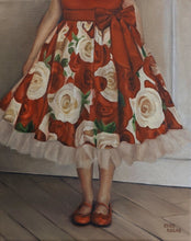 Load image into Gallery viewer, Original Oil Painting - &quot;Big Red Roses&quot;
